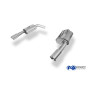 Silencieux arrière duplex sport 100% inox 1x90mm type 25 FOX EXHAUST SYSTEMS pour BMW 335i/335d TYPE E90/E91/E92/E93