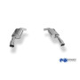 Silencieux arrière duplex sport 100% inox 1x90mm type 25 FOX EXHAUST SYSTEMS pour BMW 335i/335d TYPE E90/E91/E92/E93