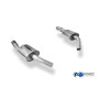 Silencieux arrière duplex sport 100% inox 1x90mm type 25 FOX EXHAUST SYSTEMS pour BMW 335i/335d TYPE E90/E91/E92/E93