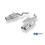 Silencieux arrière duplex sport 100% inox 2x90mm type 10 FOX EXHAUST SYSTEMS pour BMW M3 TYPE E92/E93