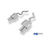 Silencieux arrière duplex sport 100% inox 2x90mm type 10 FOX EXHAUST SYSTEMS pour BMW M3 TYPE E92/E93