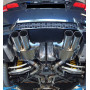 Silencieux arrière duplex sport 100% inox 2x90mm type 10 FOX EXHAUST SYSTEMS pour BMW M3 TYPE E92/E93