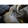 Silencieux arrière sport 100% inox 1x80mm type 14 FOX EXHAUST SYSTEMS pour BMW 316i TYPE F30/F31