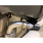 Silencieux arrière duplex sport 100% inox 1x100mm type 25 (émaillé noir) FOX EXHAUST SYSTEMS pour BMW 330i xDrive TYPE F30/F31