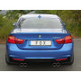 Silencieux arrière duplex sport 100% inox 2x80mm type 16 FOX EXHAUST SYSTEMS pour BMW 420d TYPE F32