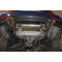 Silencieux arrière duplex sport 100% inox 2x76mm type 25 FOX EXHAUST SYSTEMS pour BMW 330d TYPE F30/F31