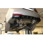 Silencieux arrière duplex sport 100% inox 1x90mm type 25 (émaillé noir) FOX EXHAUST SYSTEMS pour BMW 335d TYPE F30/F31