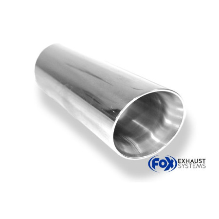 Silencieux arrière duplex sport 100% inox 1x100mm type 25 FOX EXHAUST SYSTEMS pour BMW 330i TYPE G3