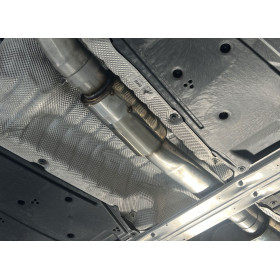 Silencieux intermédiaire sport 100% inox FOX EXHAUST SYSTEMS pour BMW 330i TYPE G3