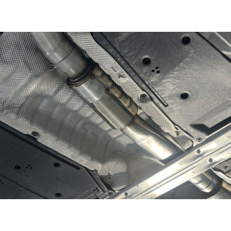 Silencieux intermédiaire sport 100% inox FOX EXHAUST SYSTEMS pour BMW 330i TYPE G3