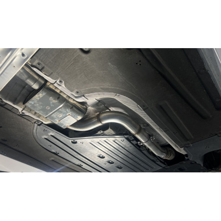 Silencieux avant sport 100% inox FOX EXHAUST SYSTEMS pour BMW 330i TYPE G3