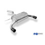 Silencieux arrière duplex sport 100% inox 1x80mm type 12 (émaillé noir) FOX EXHAUST SYSTEMS pour BMW 420i/428i TYPE F36