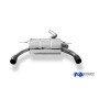 Silencieux arrière duplex sport 100% inox 1x80mm type 12 (émaillé noir) FOX EXHAUST SYSTEMS pour BMW 420i/428i TYPE F36