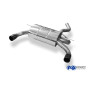 Silencieux arrière duplex sport 100% inox 1x80mm type 12 (émaillé noir) FOX EXHAUST SYSTEMS pour BMW 420i/428i TYPE F36