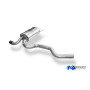 Silencieux arrière duplex sport 100% inox 1x80mm type 12 (émaillé noir) FOX EXHAUST SYSTEMS pour BMW 420i/428i TYPE F36