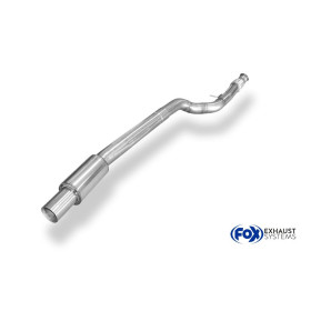 Silencieux avant sport 100% inox FOX EXHAUST SYSTEMS pour BMW 435i TYPE F32/F33/F36