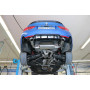 Silencieux arrière duplex sport 100% inox 1x100mm type 25 FOX EXHAUST SYSTEMS pour BMW 440i xDrive TYPE F36