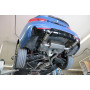 Silencieux arrière duplex sport 100% inox 1x100mm type 25 FOX EXHAUST SYSTEMS pour BMW 440i xDrive TYPE F36