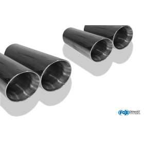 Silencieux arrière duplex sport 100% inox 2x80mm type 25 FOX EXHAUST SYSTEMS pour BMW 420d TYPE F32