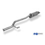 Silencieux arrière sport 100% inox 2x63mm type 12 FOX EXHAUST SYSTEMS pour BMW 518i TYPE E28