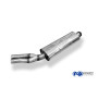 Silencieux avant sport 100% inox FOX EXHAUST SYSTEMS pour BMW 520i TYPE E28