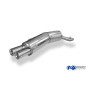 Silencieux arrière sport 100% inox 2x80mm type 13 FOX EXHAUST SYSTEMS pour BMW 525i/530i/535i TYPE E34
