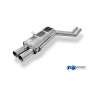 Silencieux arrière sport 100% inox 2x76mm type 10 FOX EXHAUST SYSTEMS pour BMW M5 TYPE E34