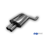 Silencieux arrière sport 100% inox 2x76mm type 10 FOX EXHAUST SYSTEMS pour BMW 520i/523i/525i/528i TYPE E39 BERLINE