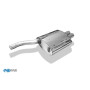 Silencieux arrière sport 100% inox 2x76mm type 13 FOX EXHAUST SYSTEMS pour BMW 520i/523i/525i/528i TYPE E34 BERLINE