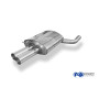 Silencieux arrière sport 100% inox 2x76mm type 10 FOX EXHAUST SYSTEMS pour BMW 520i/523i/525i/530i TYPE E60/E61