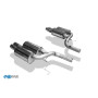 Silencieux arrière duplex sport 100% inox 2x80mm type 13 FOX EXHAUST SYSTEMS pour BMW M5 TYPE E60