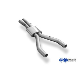 Silencieux avant sport 100% inox FOX EXHAUST SYSTEMS pour BMW M5 TYPE E60