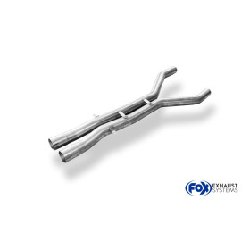 Tube de remplacement de silencieux avant 100% inox FOX EXHAUST SYSTEMS pour BMW M5 TYPE E60