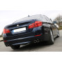 Silencieux arrière duplex sport 100% inox 2x90mm type 16 FOX EXHAUST SYSTEMS pour BMW 550i TYPE F10