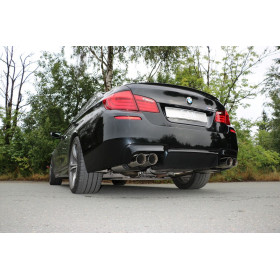 Silencieux arrière duplex sport 100% inox 2x90mm type 25 FOX EXHAUST SYSTEMS pour BMW M5 TYPE F10