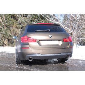 Silencieux arrière duplex sport 100% inox 1x100mm type 25 FOX EXHAUST SYSTEMS pour BMW 535d TYPE F11