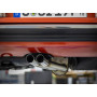 PACK-  Silencieux arrière 2x63mm type 14 + silencieux avant sport 100% inox FOX EXHAUST SYSTEMS pour BMW 633 CSI TYPE E24