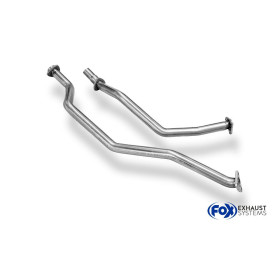 Tubes de collecteur 100% inox FOX EXHAUST SYSTEMS pour BMW 633 CSI TYPE E24