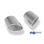 Silencieux arrière duplex sport 100% inox 1x115x85mm type 38 FOX EXHAUST SYSTEMS pour BMW 645i/650i TYPE E63/E64