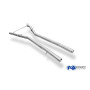 Tube de remplacement de silencieux intermédiaire sport 100% inox FOX EXHAUST SYSTEMS pour BMW 645i/650i TYPE E63/E64