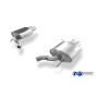 Silencieux arrière duplex sport 100% inox 2x90mm type 12 FOX EXHAUST SYSTEMS pour BMW 640i TYPE F12/F13/F06