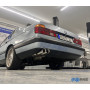 Silencieux arrière sport 100% inox 2x78x75mm type 73 FOX EXHAUST SYSTEMS pour BMW 730i/740i/740iL/750i/750iL TYPE E32