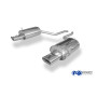 Silencieux arrière duplex sport 100% inox 1x160x80mm type 53 FOX EXHAUST SYSTEMS pour BMW 730i/735i/740i TYPE E38