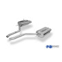 Silencieux arrière duplex sport 100% inox 2x90mm type 13 FOX EXHAUST SYSTEMS pour BMW 730i/735i/740i TYPE E38