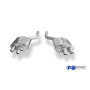 Silencieux arrière duplex sport 100% inox 2x63mm type 14 (sur embouts d'origine) FOX EXHAUST SYSTEMS pour BMW 760i TYPE F01