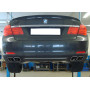 Silencieux arrière duplex sport 100% inox 2x63mm type 14 (sur embouts d'origine) FOX EXHAUST SYSTEMS pour BMW 760i TYPE F01