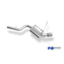 Silencieux arrière sport 100% inox 1x100mm type 16 FOX EXHAUST SYSTEMS pour BMW X1 TYPE E84