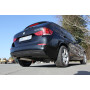 Silencieux arrière sport 100% inox 2x80mm type 25 FOX EXHAUST SYSTEMS pour BMW X1 TYPE E84