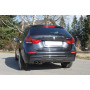 Silencieux arrière sport 100% inox 2x80mm type 25 FOX EXHAUST SYSTEMS pour BMW X1 TYPE E84