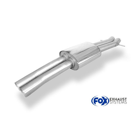 Silencieux intermédiaire sport 100% inox FOX EXHAUST SYSTEMS pour BMW X3 TYPE E83
